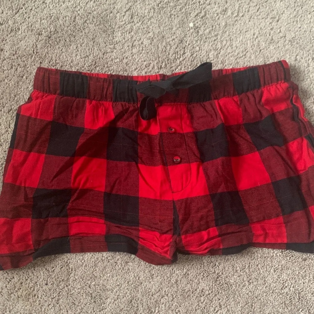 Plaid Pajama Shorts